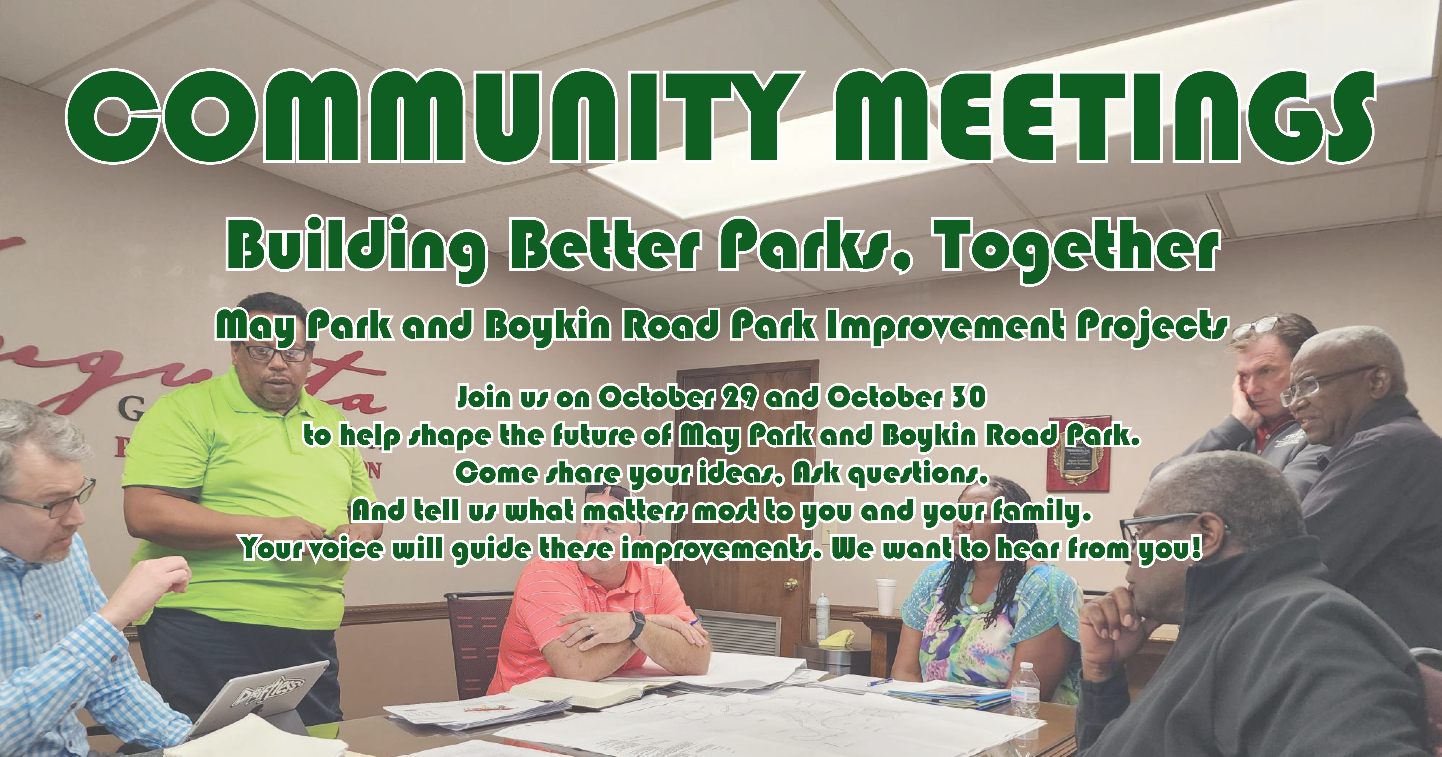 Building Better Parks, Together: May Park and Boykin Road Park Improvement Projects
